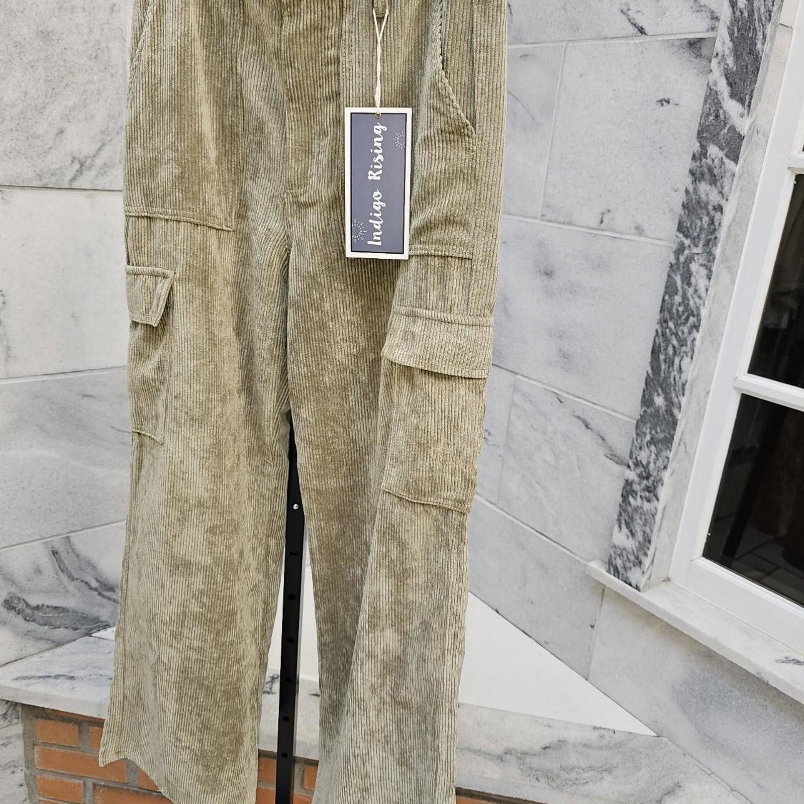 Other Women's Tan Corduroy Cargo Pants Size 29" - 2 Thumbnail