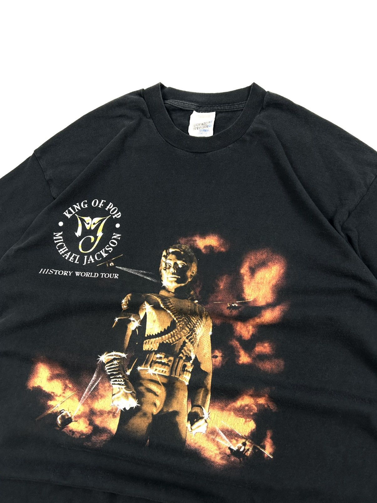 Michael Jackson 1996 Michael Jackson Vintage Tee History World Tour T-Shirt Size US M / EU 48-50 / 2 - 11 Thumbnail