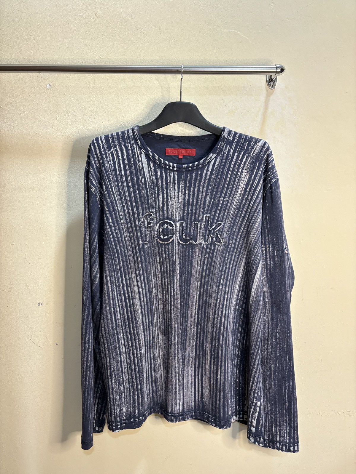 French Connection Vintage Fcuk jeans Longsleeve Tshirt Super Rare Size US L / EU 52-54 / 3 - 1 Thumbnail