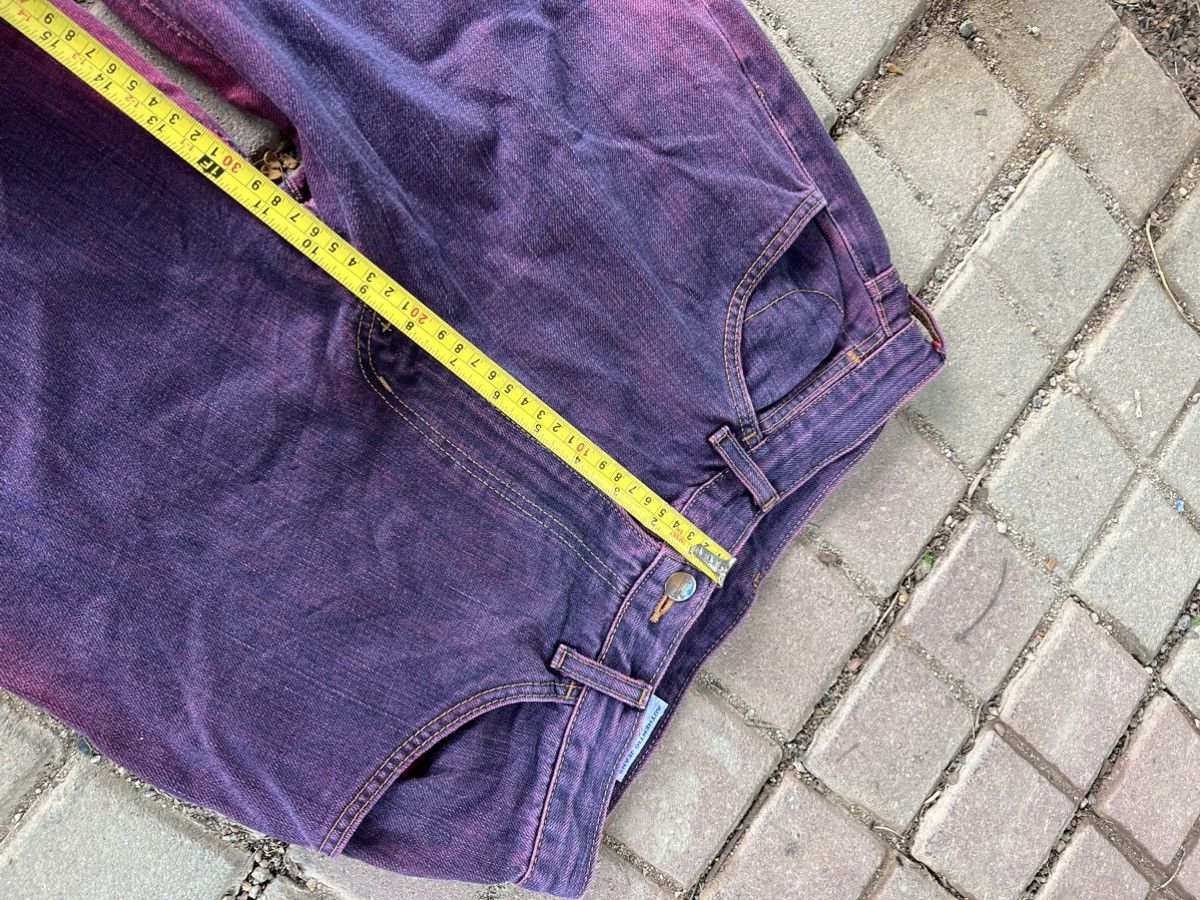 Japanese Brand × Vintage × Wrangler Flare Darkpurple Coudroy Wrangler Denim Size US 29 - 5 Thumbnail