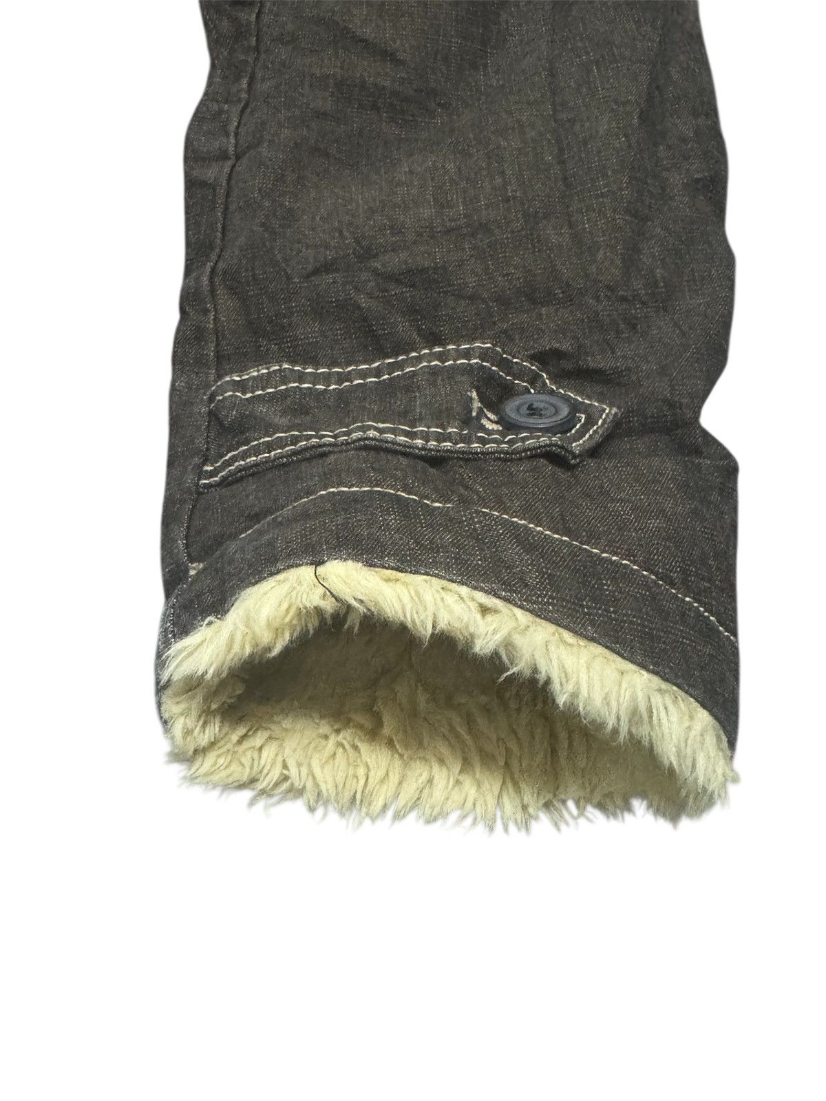 Japanese Brand Japanese Brand Allix Design Fur Denim Jacket Size US M / EU 48-50 / 2 - 7 Thumbnail