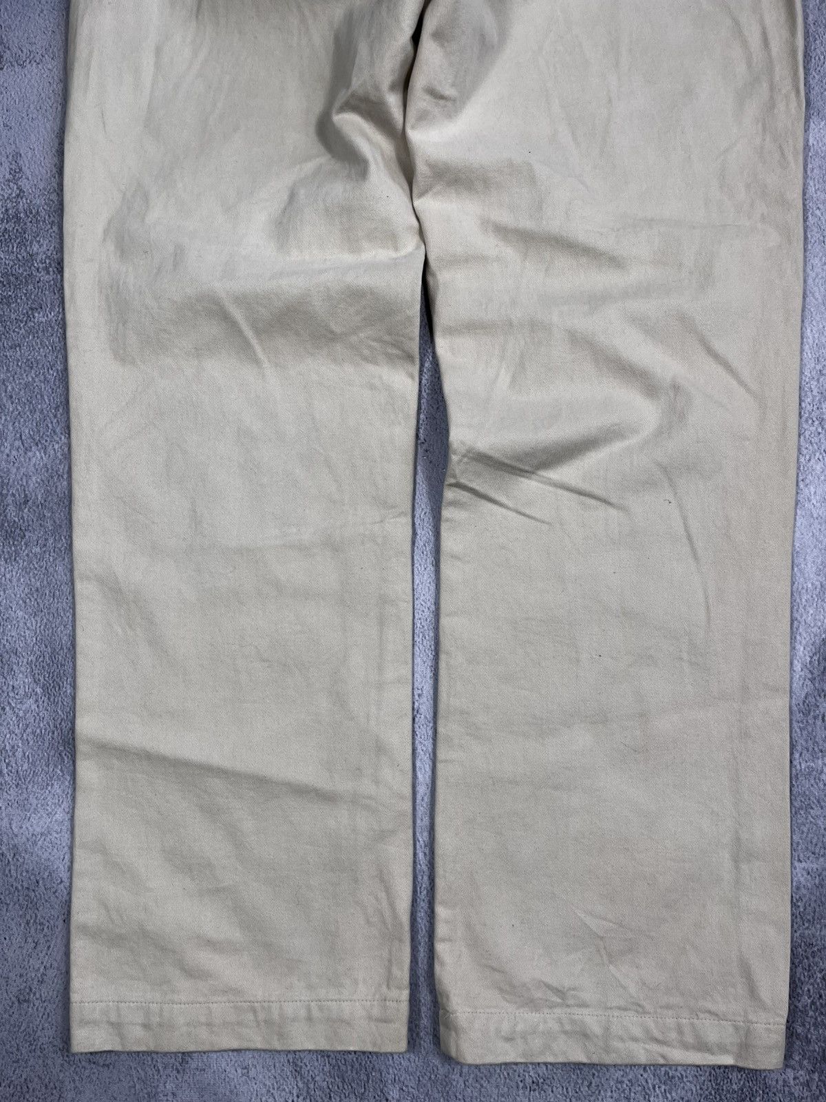 Calvin Klein × Vintage Vintage 90s Calvin Klein beige chinos pants streetwear 36 Size US 36 / EU 52 - 3 Thumbnail