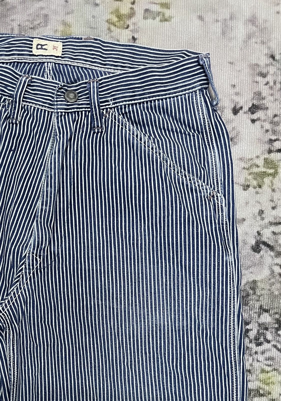Japanese Brand Flare Japanese Stripe Vintage Size US 29 - 8 Thumbnail