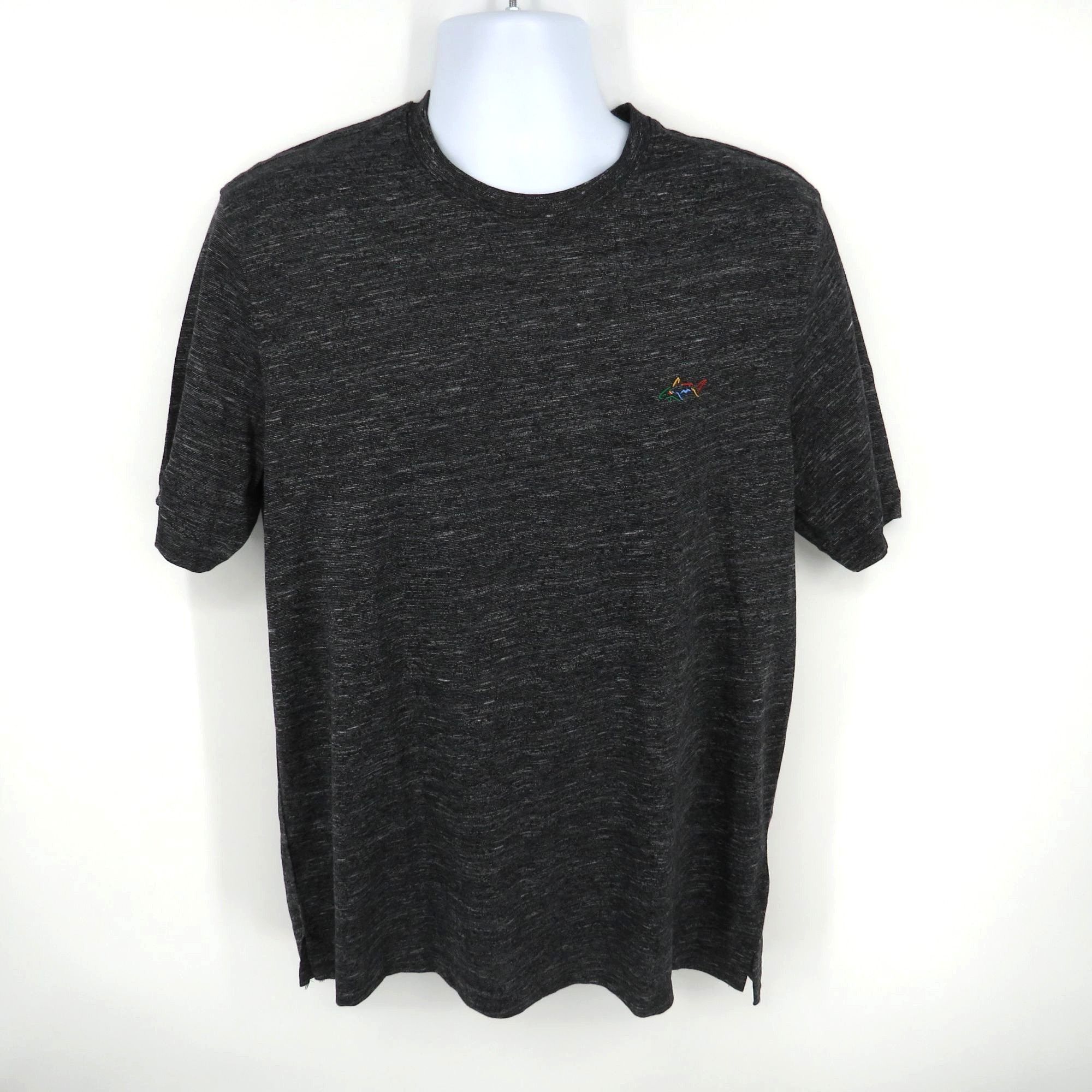Greg Norman Greg Norman Large Black Heather T-Shirt With Colorful Shark Size US L / EU 52-54 / 3 - 1 Thumbnail
