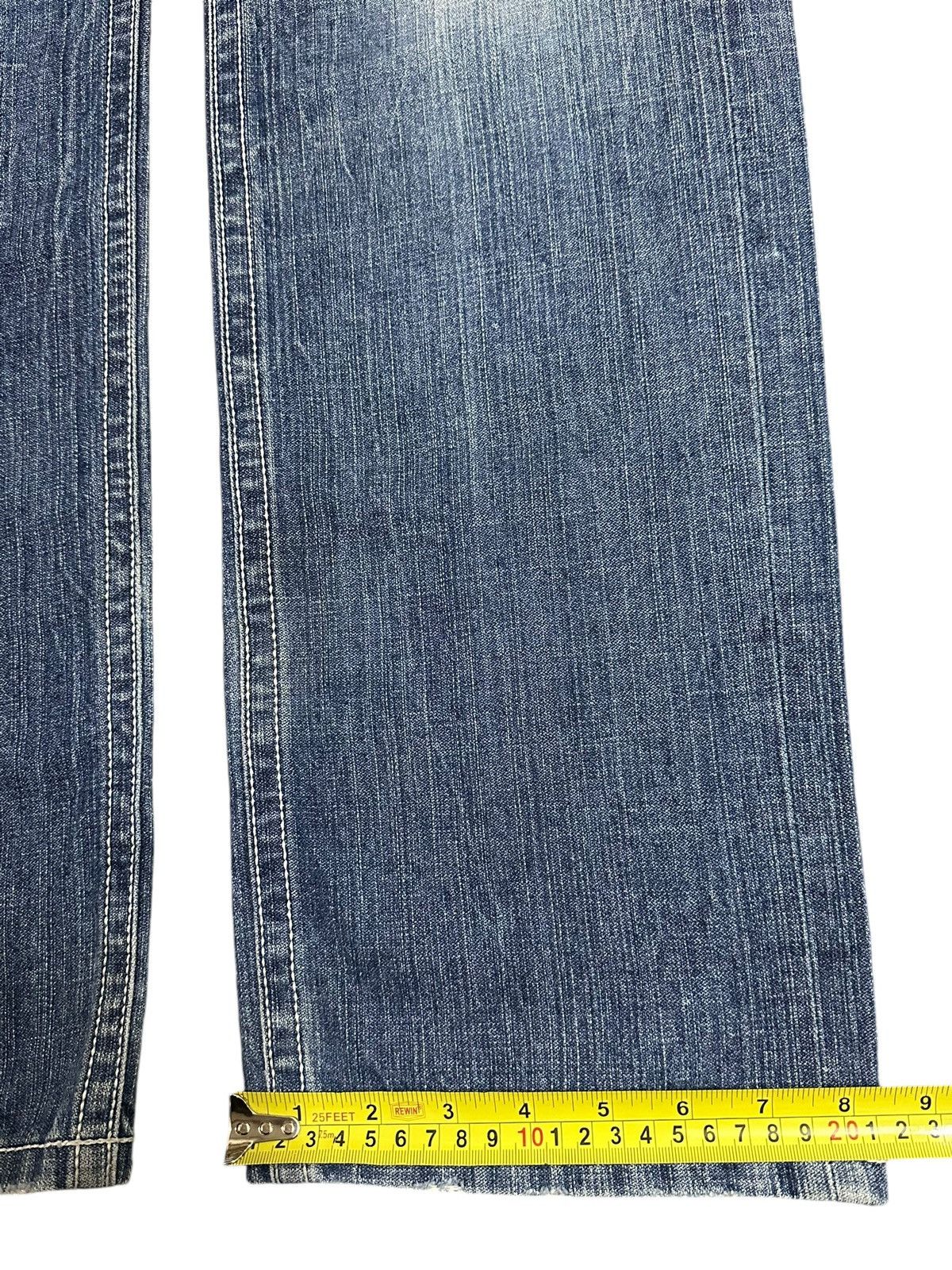 Japanese Brand Vintage Japanese Genoese Embroidered Cross Style Jeans Size US 34 / EU 50 - 18 Thumbnail