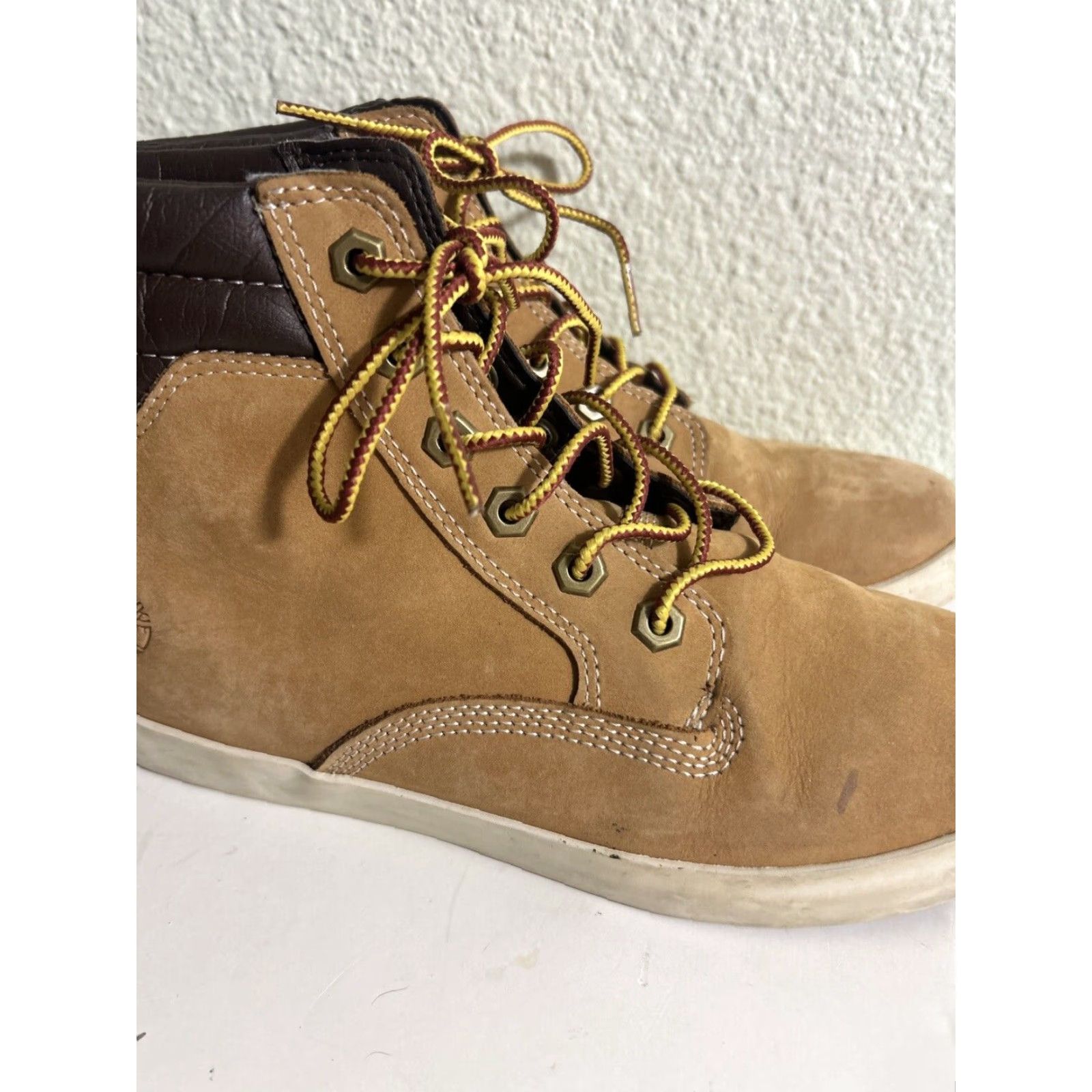 Timberland Timberland Women's 7.5 Leather Boots Wheat Nubuck Lace Up Sneaker Ankle Size US 8 / IT 38 - 3 Thumbnail