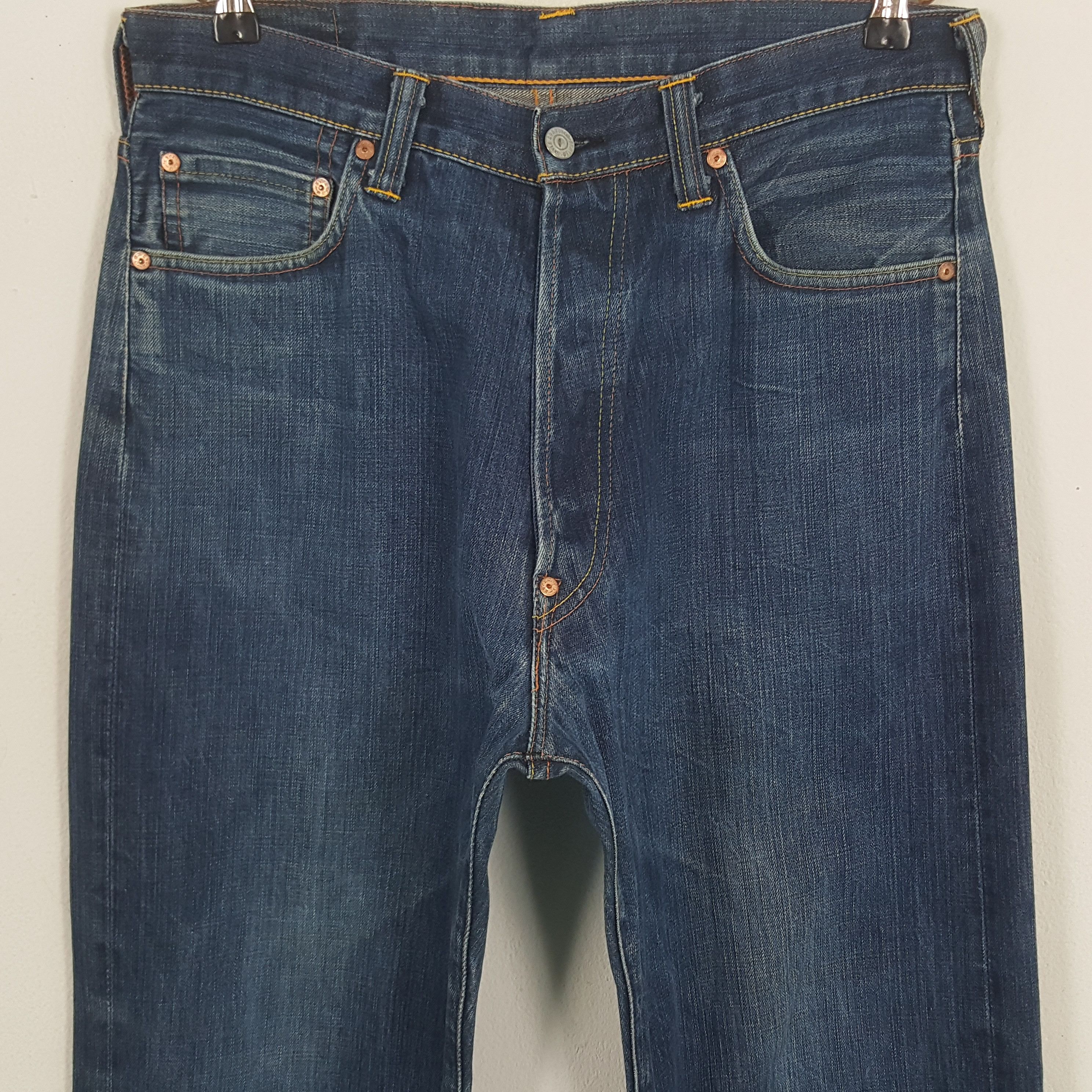 Evisu × Japanese Brand × Vintage Vintage Evisu Japanese Brand Daicock Custom Art Denim Jeans Size US 32 / EU 48 - 5 Thumbnail