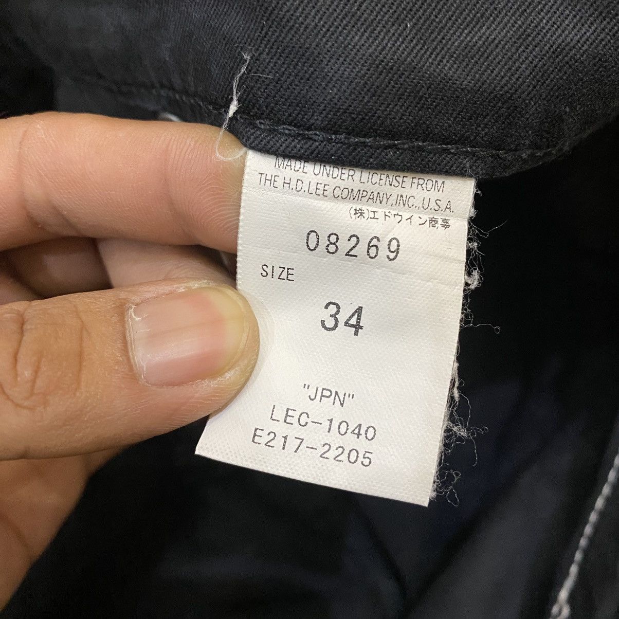 Cowboy Equipment Cowboy Lee Back Buckle Black Pants Size US 30 / EU 46 - 16 Thumbnail