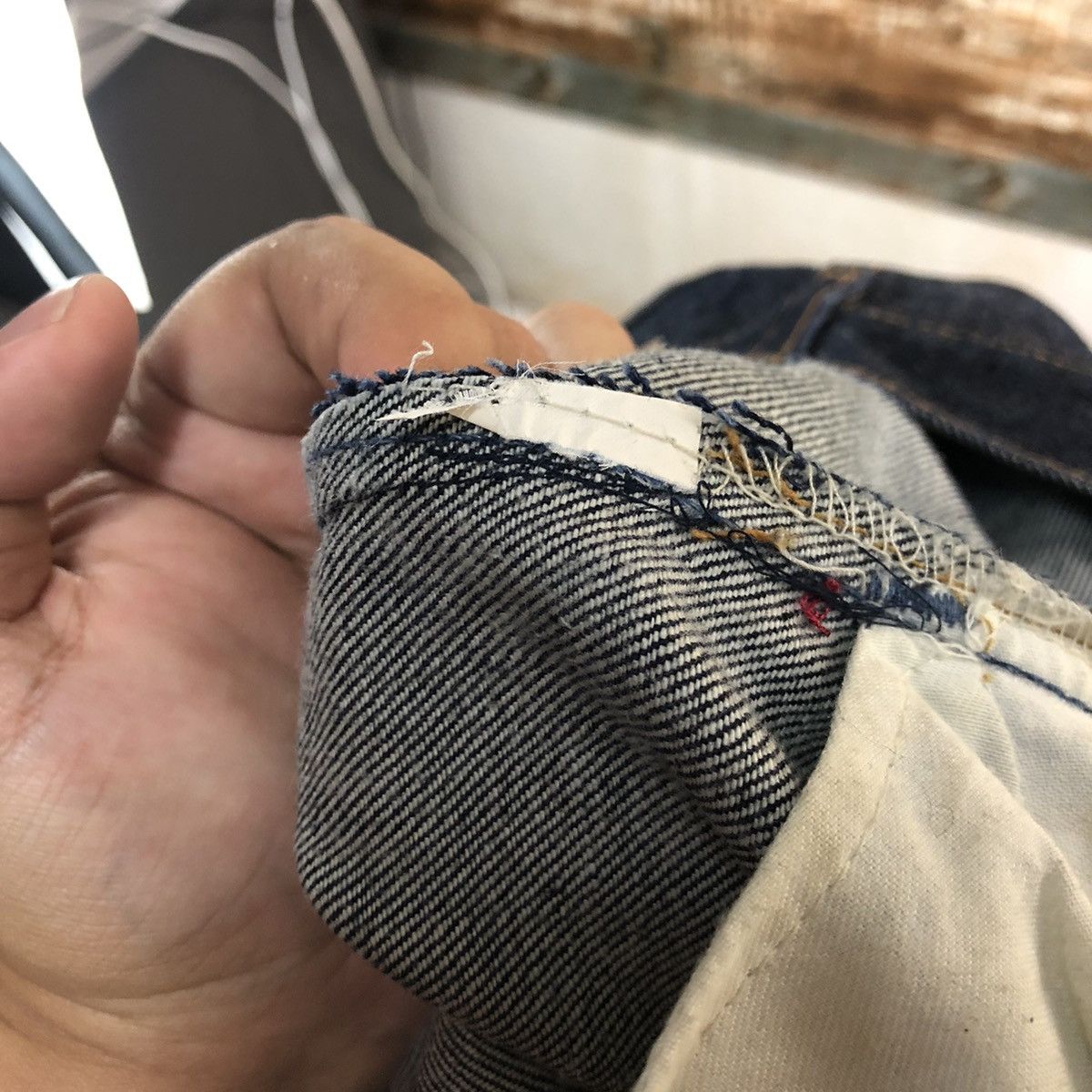 Levi's Levis 558 Blue Distressed Denim Pants #A2622 Size US 26 / EU 42 - 20 Thumbnail