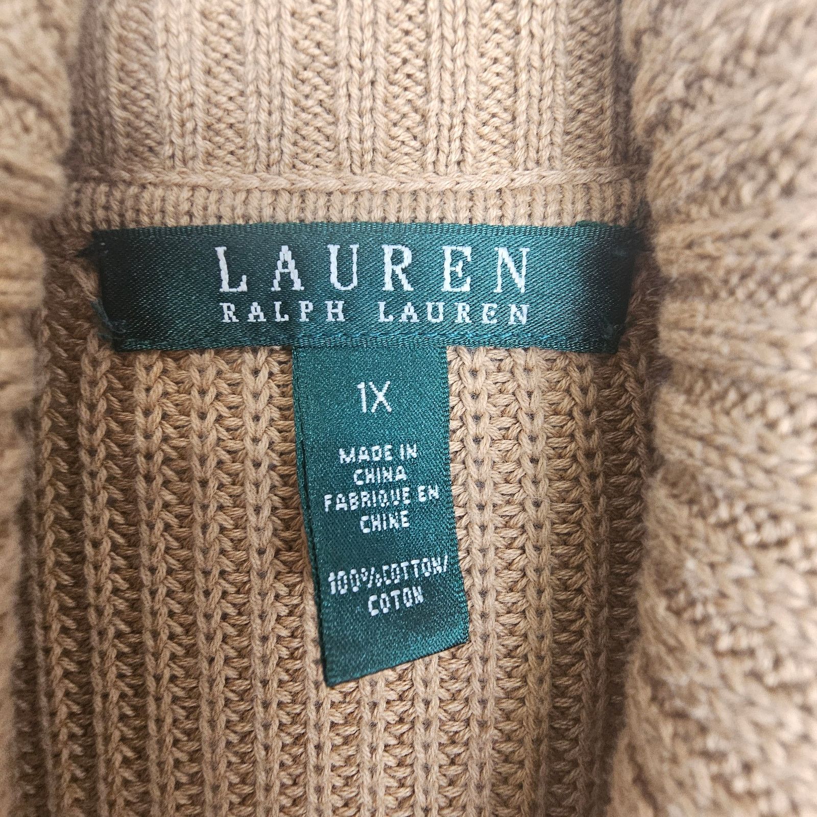 Ralph Lauren Lauren Ralph Lauren Womens Cardigan Sweater Vest 1X Preppy Size XL / US 12-14 / IT 48-50 - 6 Thumbnail