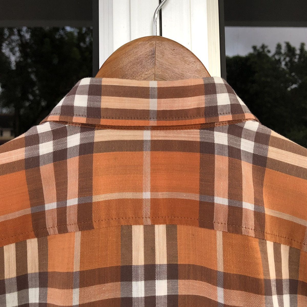 Burberry Burberry London Cotton Checked Nova Check Short Sleeve Size US M / EU 48-50 / 2 - 9 Thumbnail