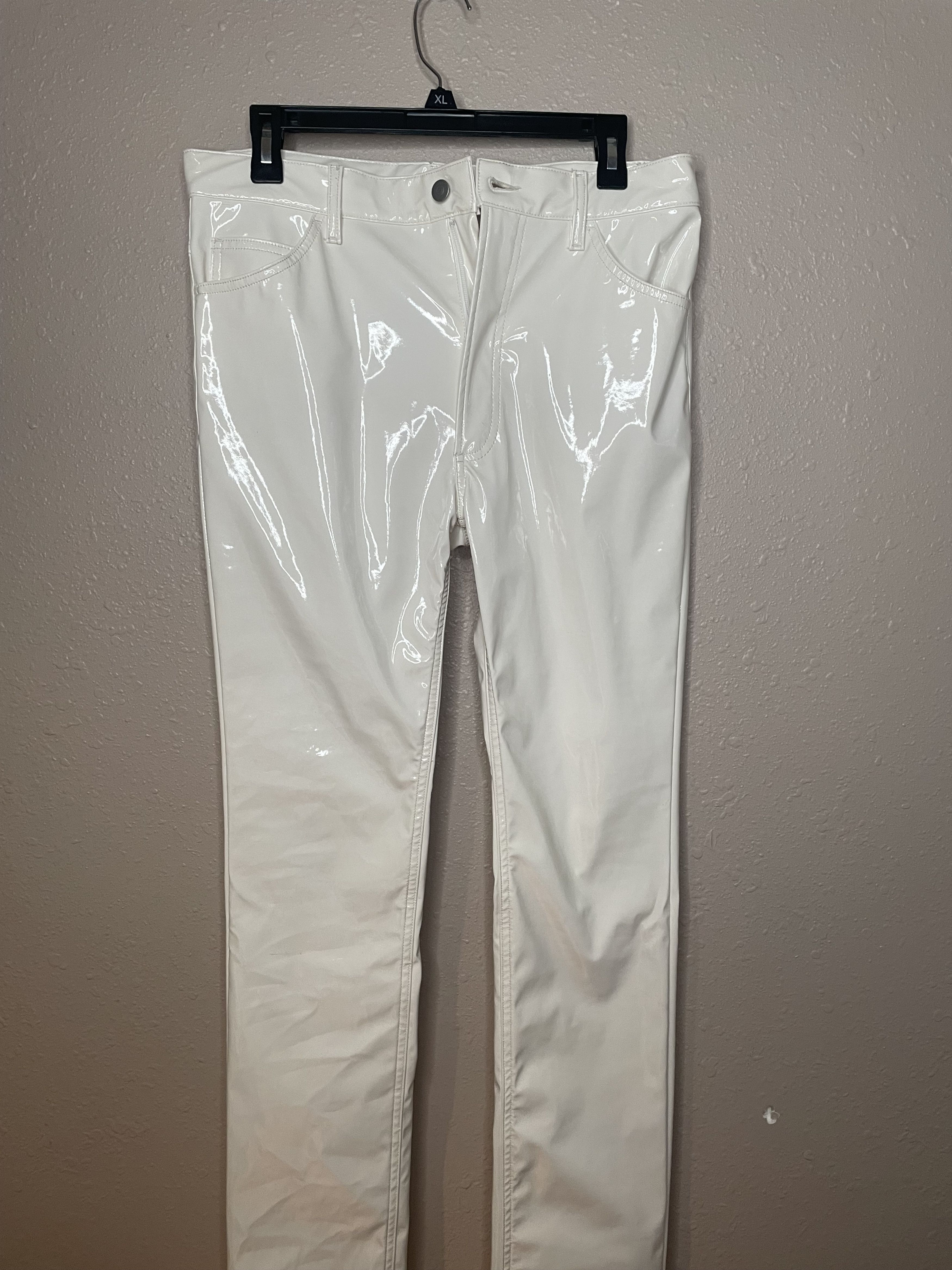 image of Maison Margiela Masion Margiela Vinyl Pant in White, Men's (Size 30)