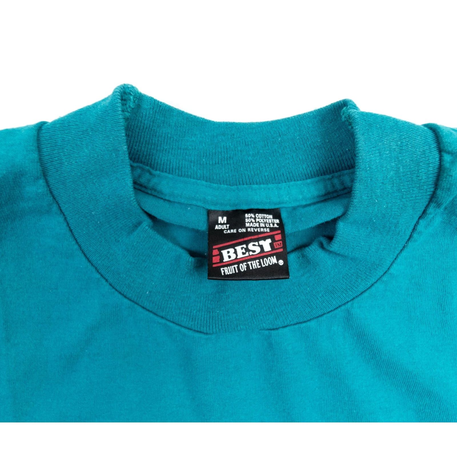 Fruit Of The Loom VINTAGE California Shirt Mens Medium Green 90s T-Shirt All Seasons Crew Neck 100% Cotton/Poly Fruit of the Loom Mens Size US M / EU 48-50 / 2 - 5 Thumbnail