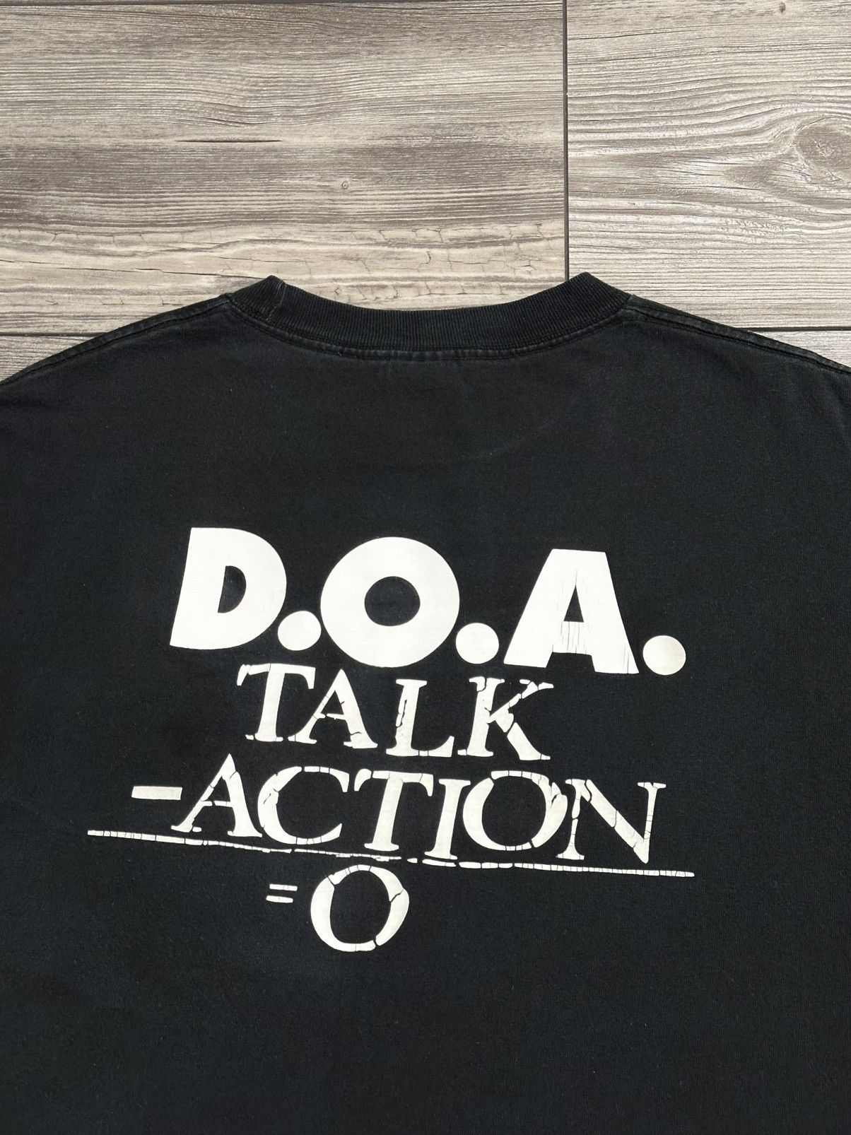 Band Tees × Vintage Vintage Y2K D.O.A. Punk Band T Shirt Grunge Size US L / EU 52-54 / 3 - 4 Thumbnail