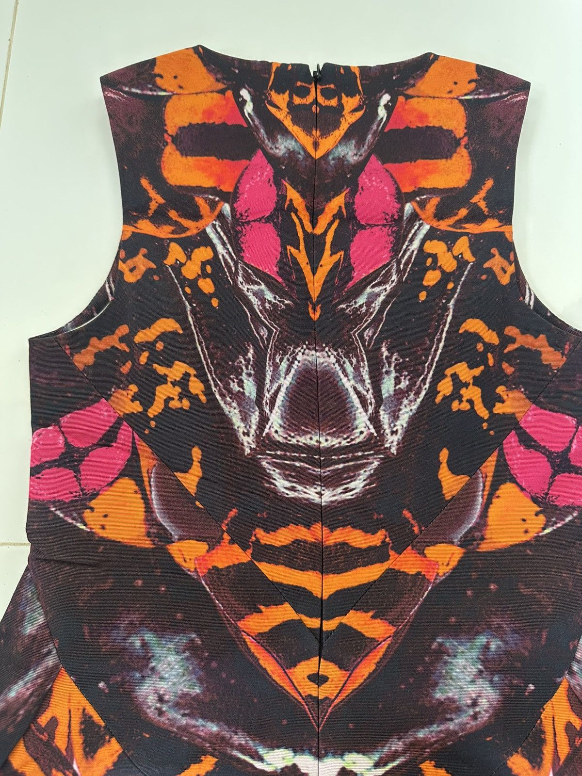 McQ Alexander McQueen Alexander Mcqueen Multi Color Abstratct Print Dress Size S / US 4 / IT 40 - 5 Thumbnail