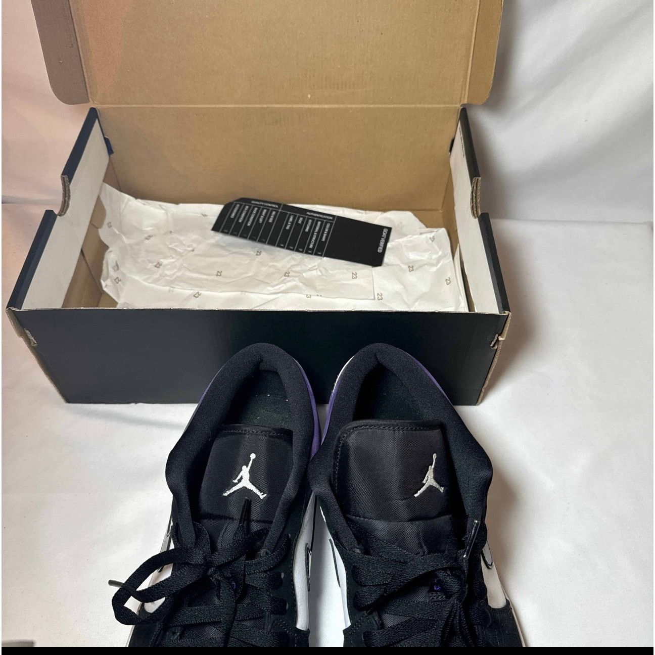 Jordan Brand × Nike Size 13 - Nike Air Jordan 1 Low Court Purple Men's Shoes Size US 13 / EU 46 - 10 Thumbnail