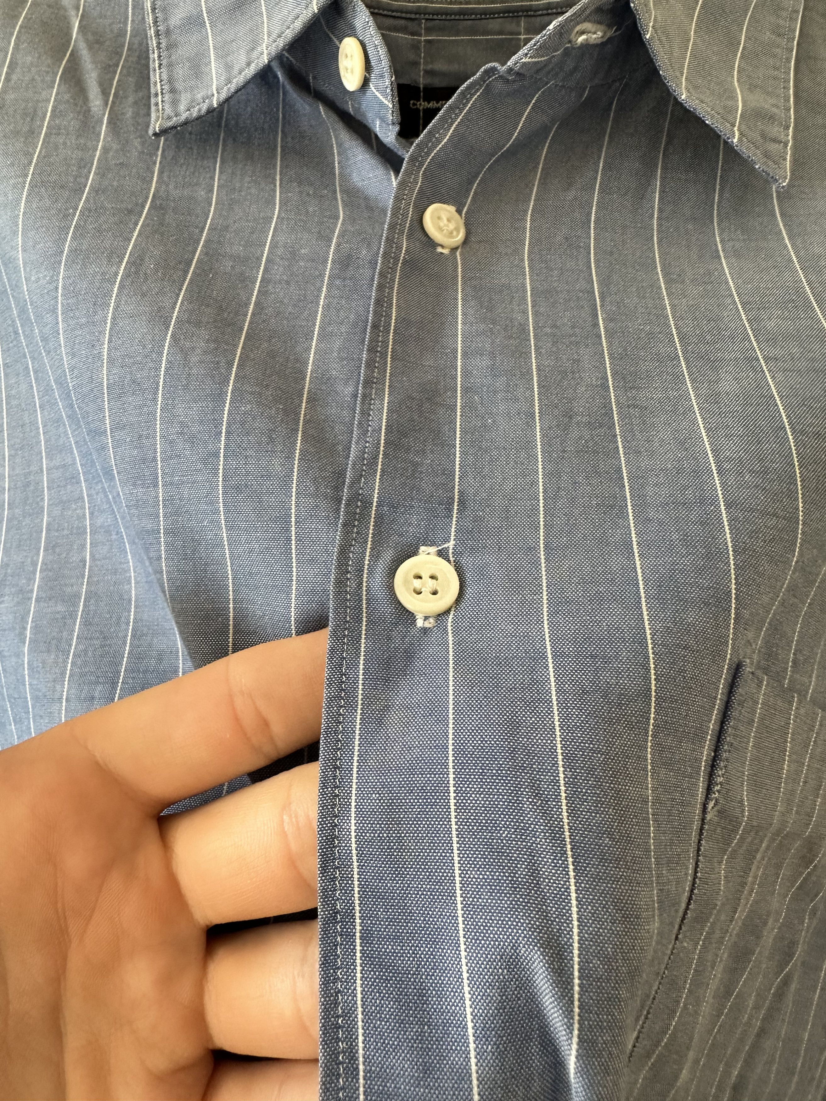 Comme des Garcons Comme des Garcons Homme Plus AD 1995 Striped Button Up Shirt Size US M / EU 48-50 / 2 - 3 Thumbnail