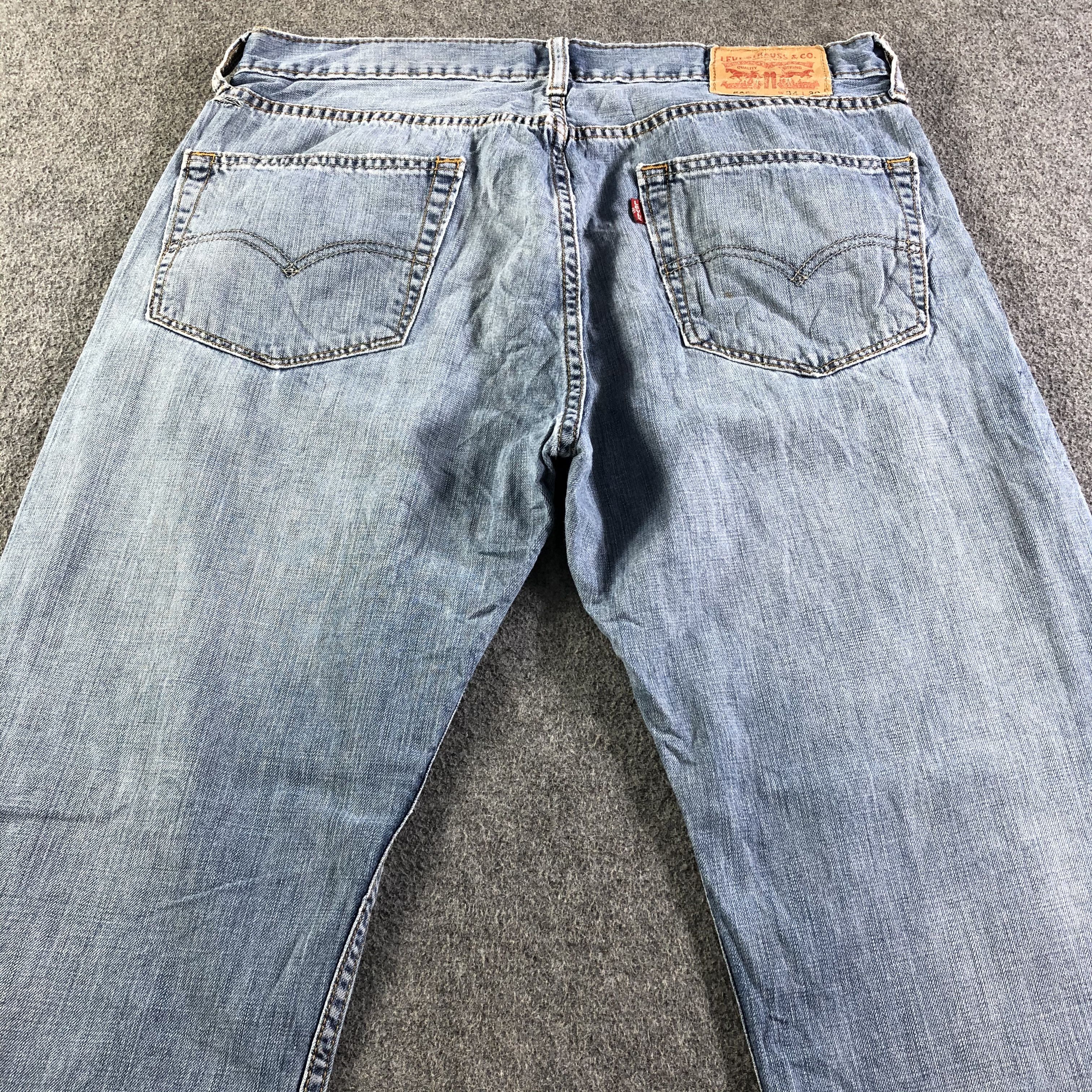 Levi's Vintage Blue Wash Levis 505 Jeans-J4402 Size US 34 / EU 50 - 4 Thumbnail