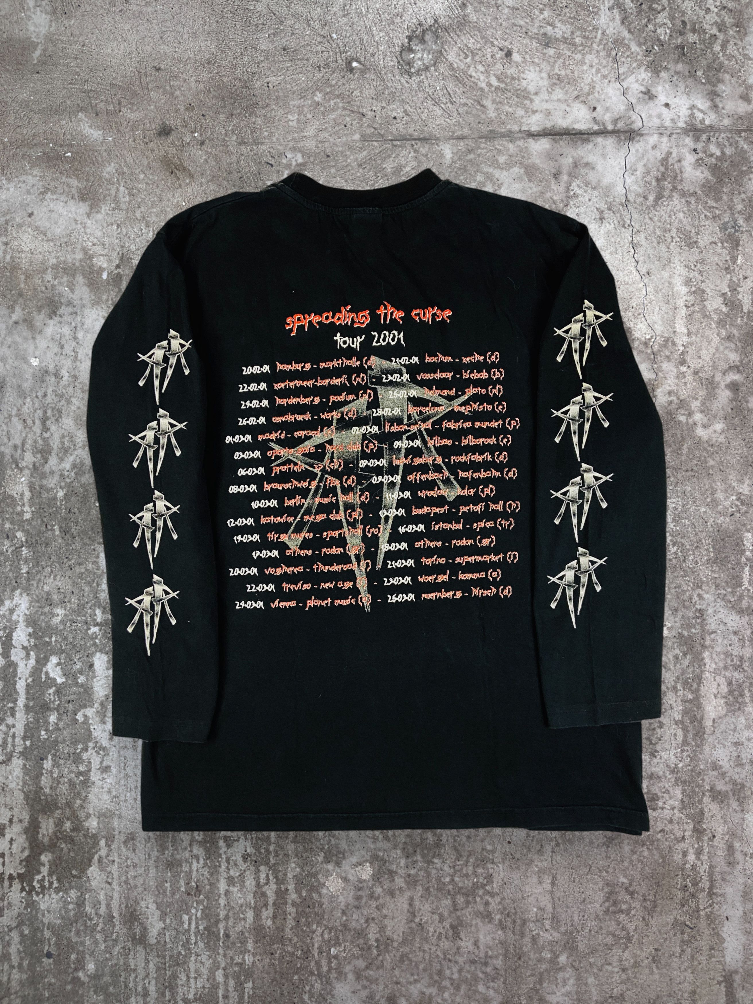 Band Tees 2001 RAWHEAD REXX TOUR SPREADING THE CURSE LONGSLEEVE - 1188 Size US XL / EU 56 / 4 - 2 Thumbnail