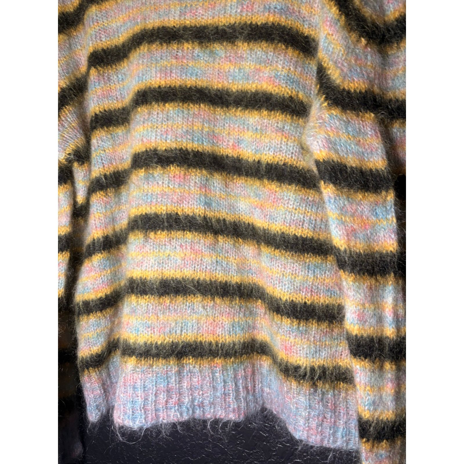 Marni Marni Mohair Multicolor Striped Sweater Size US L / EU 52-54 / 3 - 2 Thumbnail