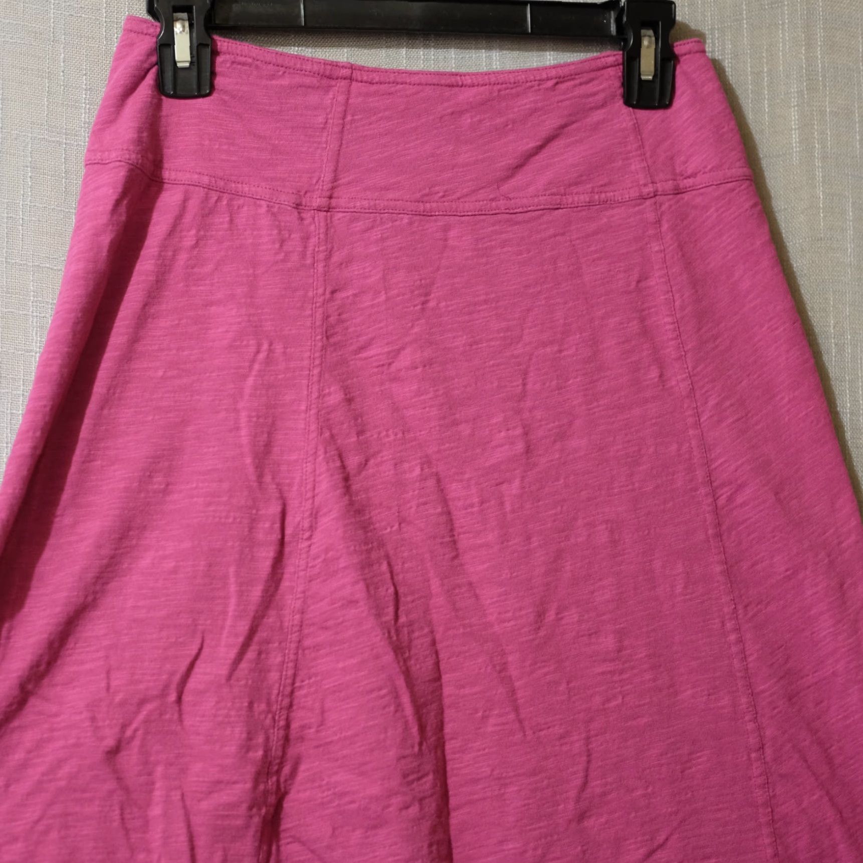 Prana PrAna Skirt Womens S Raspberry 100% Cotton Asymmetric Side A-Line #A13-3 Size 28" / US 6 / IT 42 - 6 Thumbnail