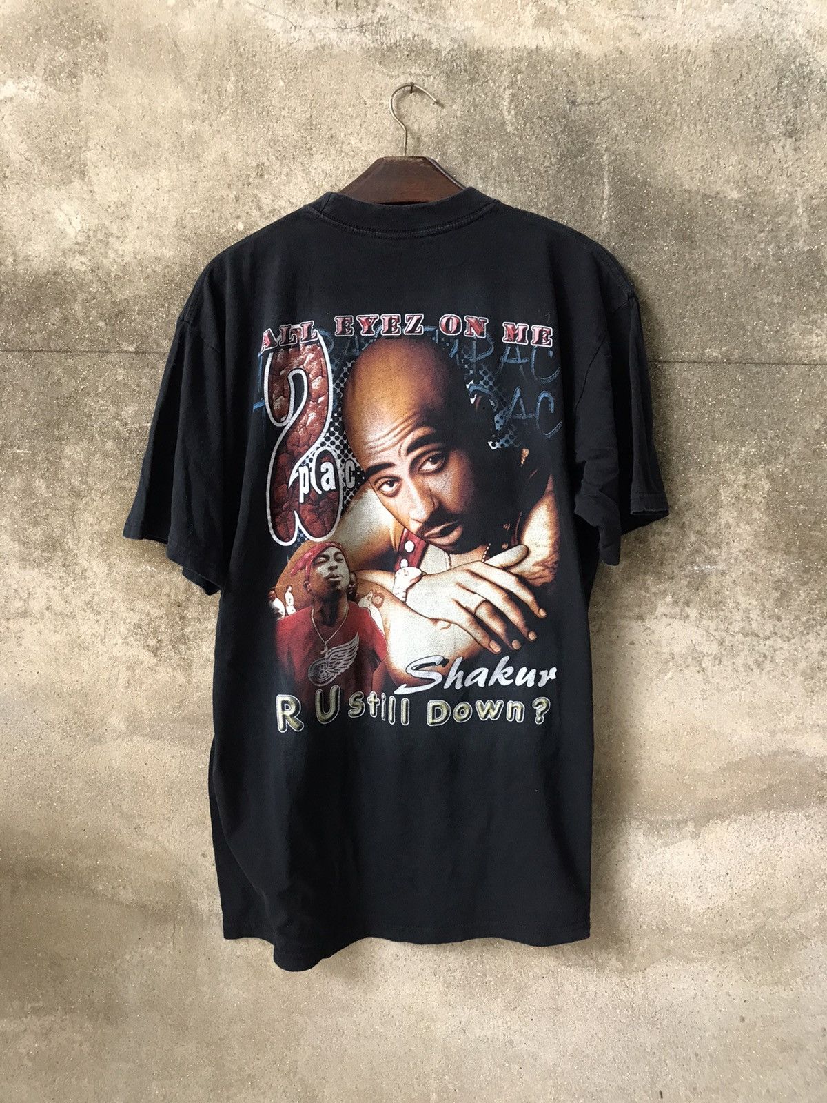 Rap Tees × Vintage Vintage 90s Tupac Shirt Size US L / EU 52-54 / 3 - 10 Thumbnail