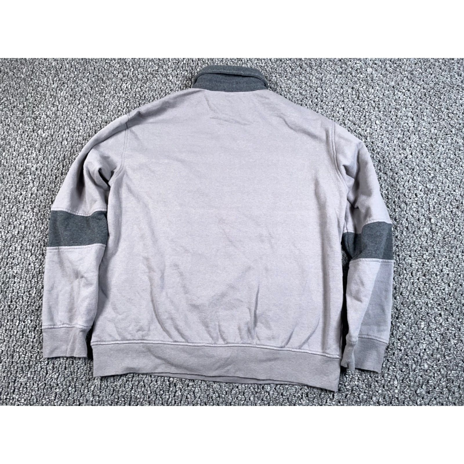 Haband VINTAGE Haband Striped Waffle Knit Collared Sweater Adult Medium Gray Black Retro Size US M / EU 48-50 / 2 - 2 Thumbnail