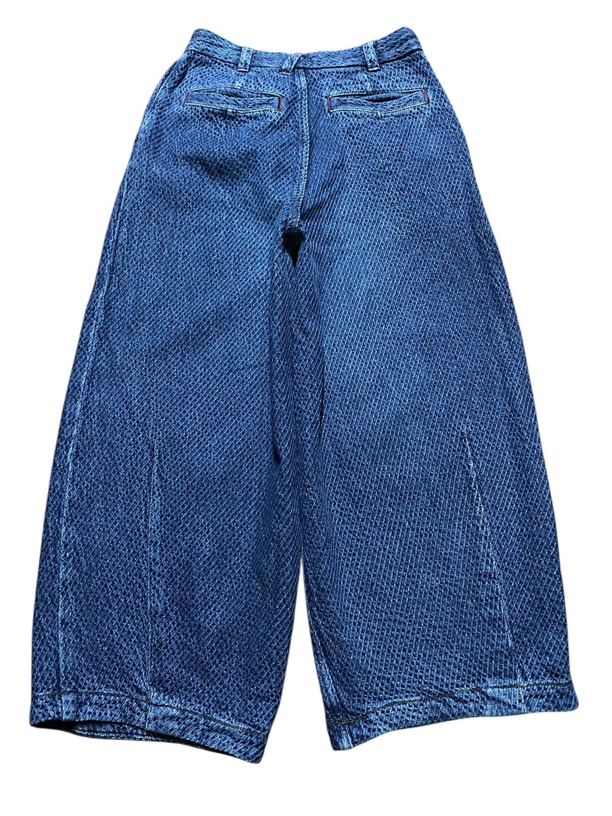 Japanese Brand Blue vintage 90s wide leg denim shorts Size 26" / US 2 / IT 38 - 2 Thumbnail