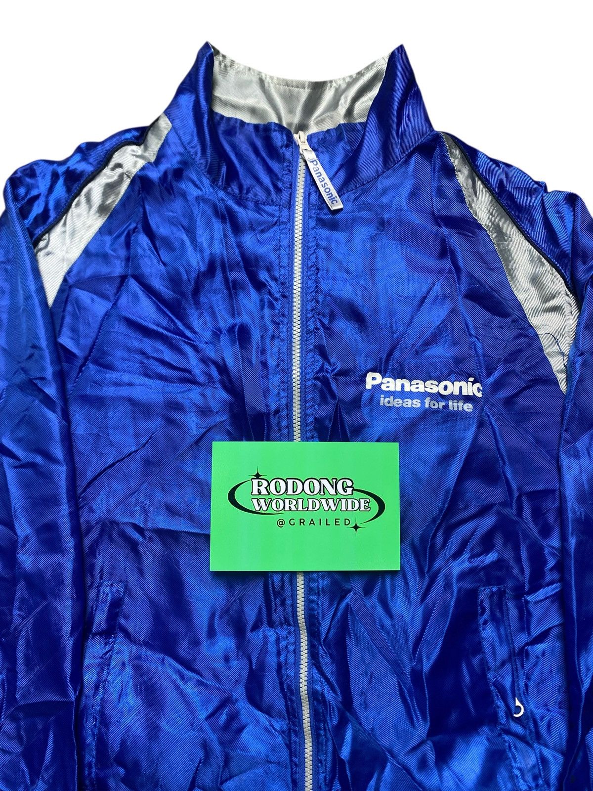 Japanese Brand VINTAGE JACKET PANASONIC ZIPPER SPELLOUT Size US XL / EU 56 / 4 - 2 Thumbnail