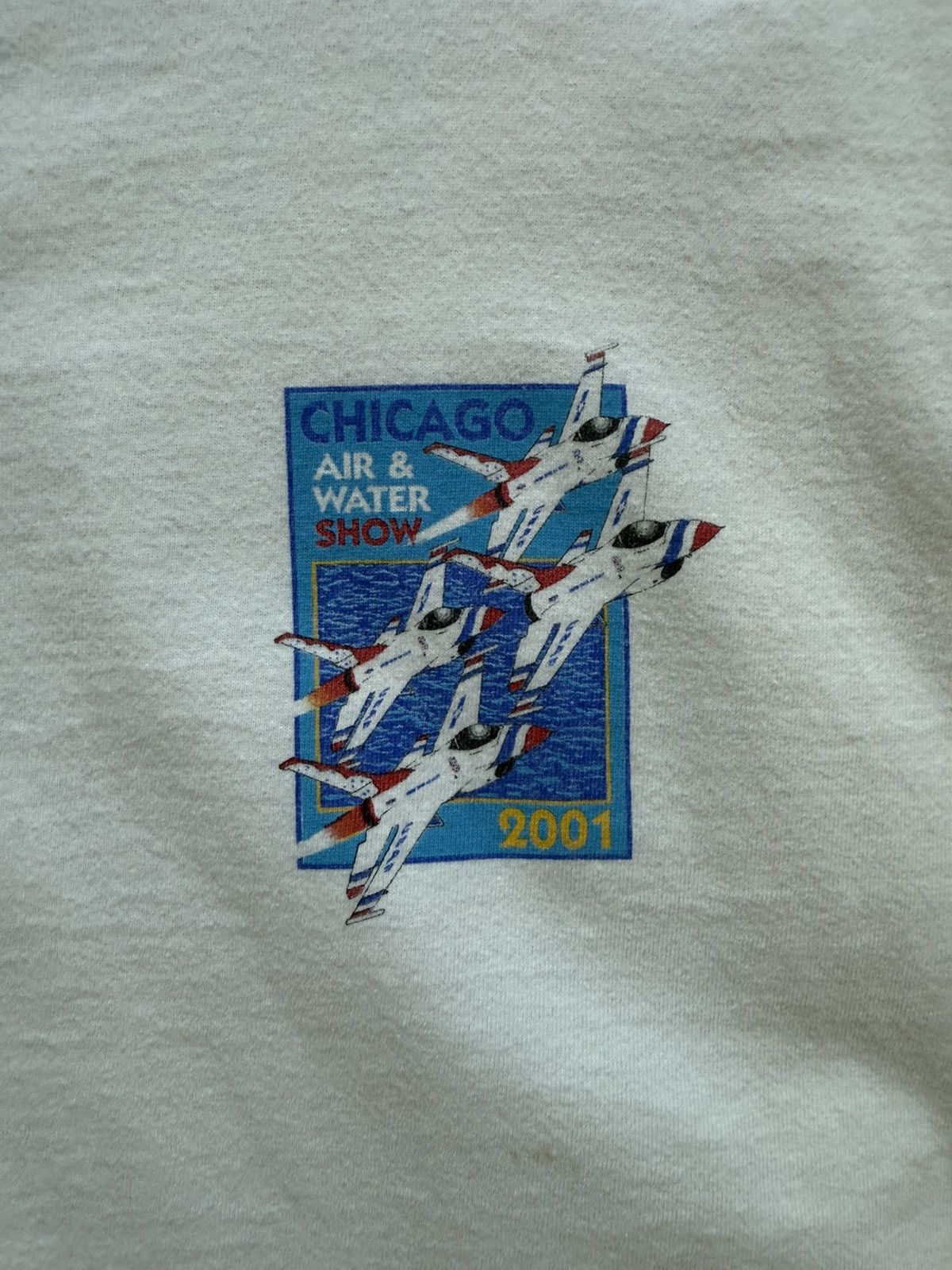 Vintage 2001 Chicago Air and Water Show USAF Shirt Size US XXL / EU 58 / 5 - 5 Thumbnail