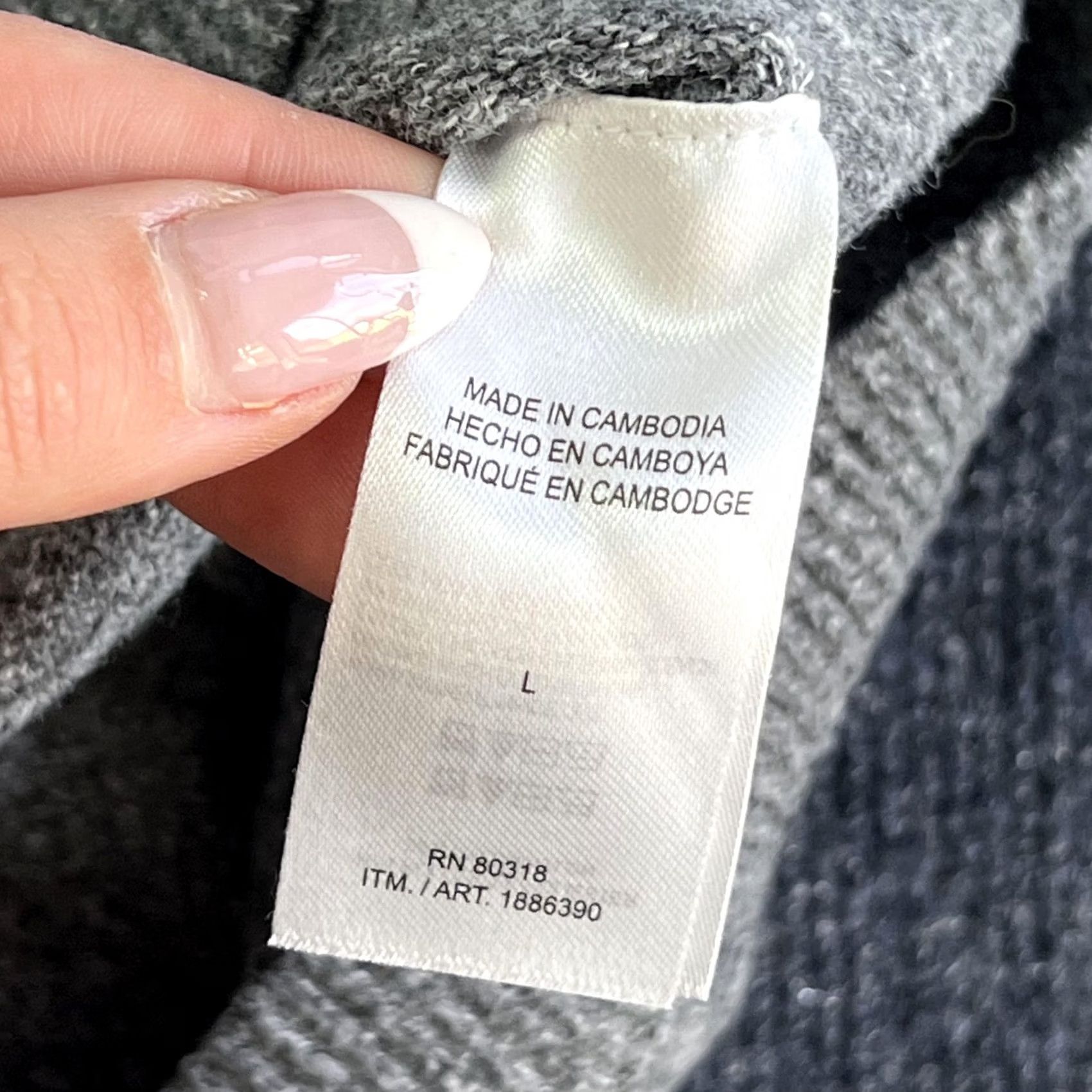 Lucky Brand Lucky Brand Sweater Womens Large Gray V Neck Lightweight Knit Pullover Size L / US 10 / IT 46 - 5 Thumbnail