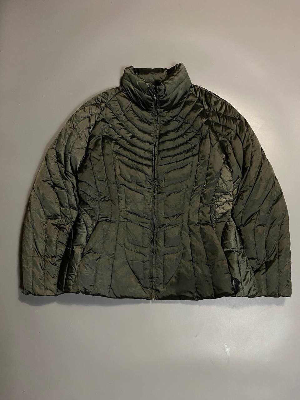 Mugler Thierry Mugler Vntg Panel Seams Shaped Quilting Down Jacket Size M / US 6-8 / IT 42-44 - 3 Thumbnail