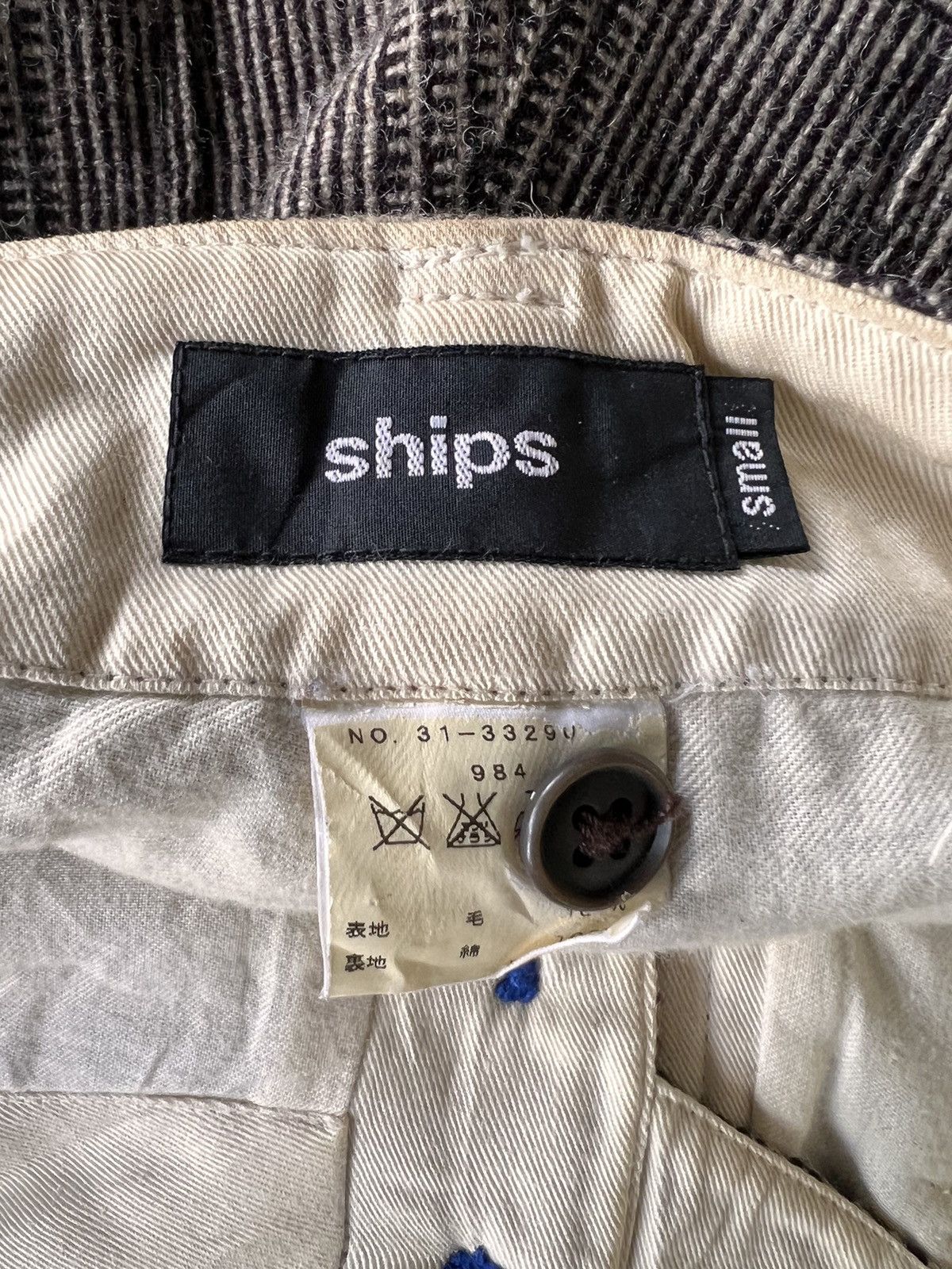 SHIPS Japanese Brand Ships Wool Cargo Pant Size US 30 / EU 46 - 6 Thumbnail