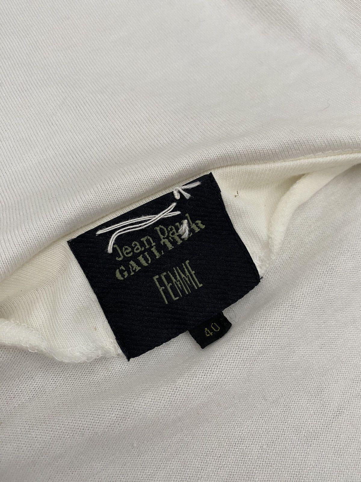 Jean Paul Gaultier Jean paul gaultier femme white zipper Size S / US 4 / IT 40 - 5 Thumbnail