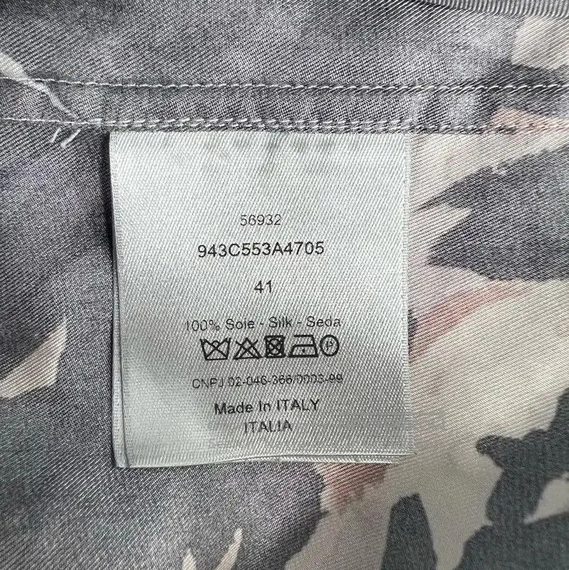 Dior Dior Artistic Print White Cotton Shirt . Size XXS / US 00 / IT 34 - 4 Thumbnail