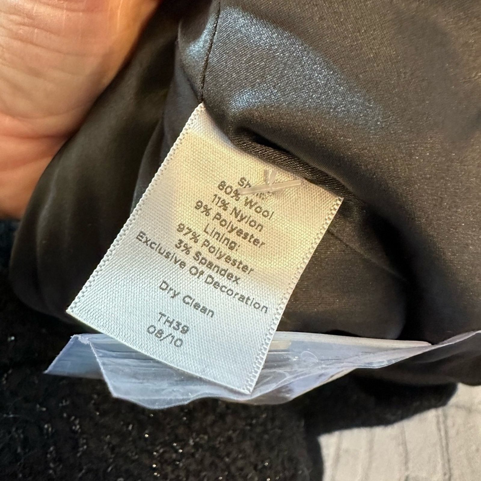 Robert Talbott Talbots NWT Black Suit Jacket with Pockets size 12 Size XL / US 12-14 / IT 48-50 - 5 Thumbnail