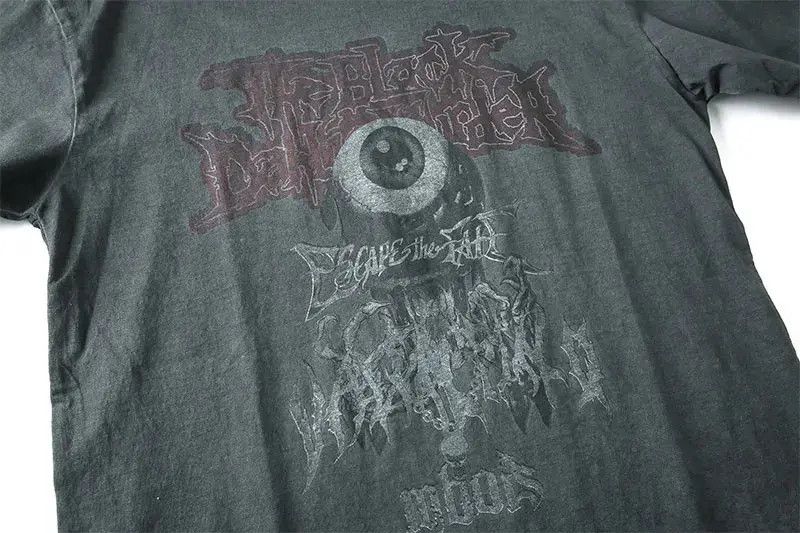 Japanese Brand × Vintage Dark Evil Eye Print Streetwear T shirt mens Size US XL / EU 56 / 4 - 3 Thumbnail