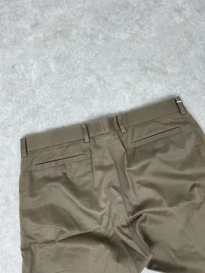 Dior SS2003 Dior Homme Green Classy Tailored Pants by Hedi Slimane Size US 32 / EU 48 - 8 Thumbnail