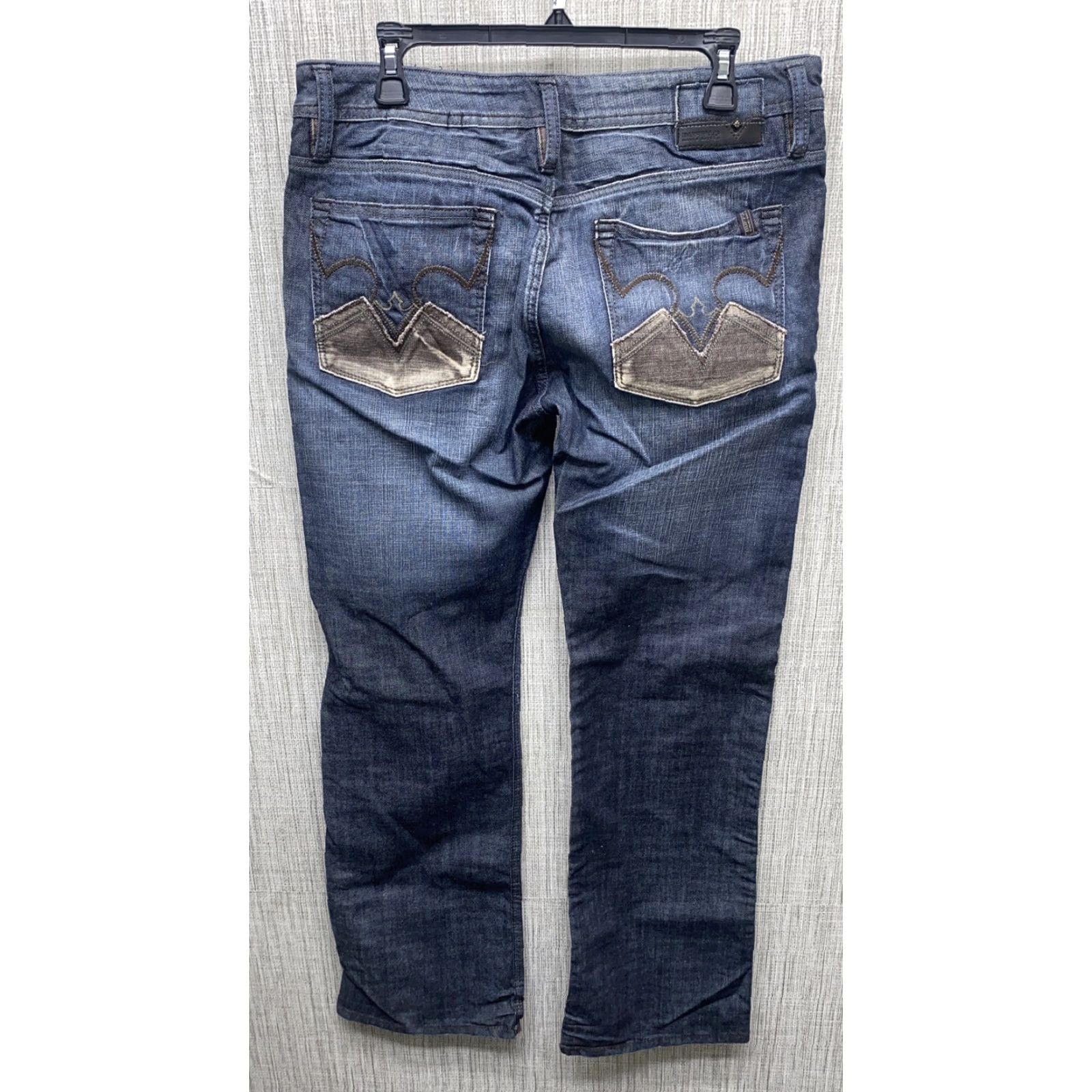 Buffalo David Bitton Buffalo Denim Jeans Button Fly Buffalo David Bitton Mens 33x33 Gordy Blue Regular Jeans Mens 33 Size US 33 - 4 Thumbnail