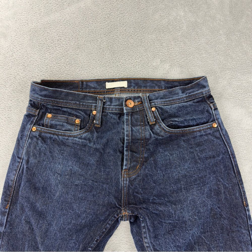 The Unbranded Brand Unbranded Tapered Fit 14.5oz Indigo Selvedge Denim Men's Si Size US 31 - 9 Thumbnail