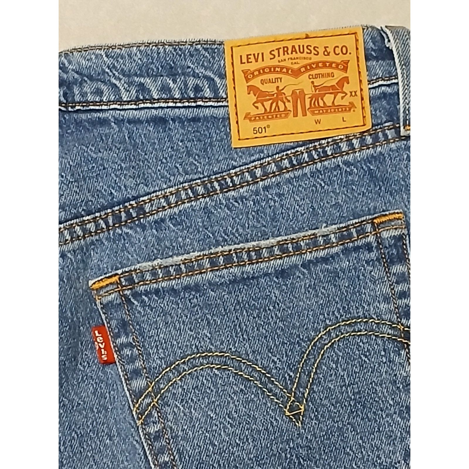 Levi's Levi's (29x30) 501 Mens Denim Jeans Size US 29 - 9 Thumbnail