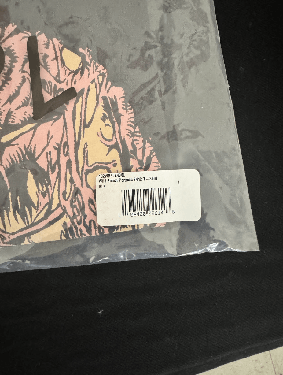 Warren Lotas Warren Lotas x The Wild Bunch Portrait 3412 Tee (NFT) Size US L / EU 52-54 / 3 - 3 Thumbnail