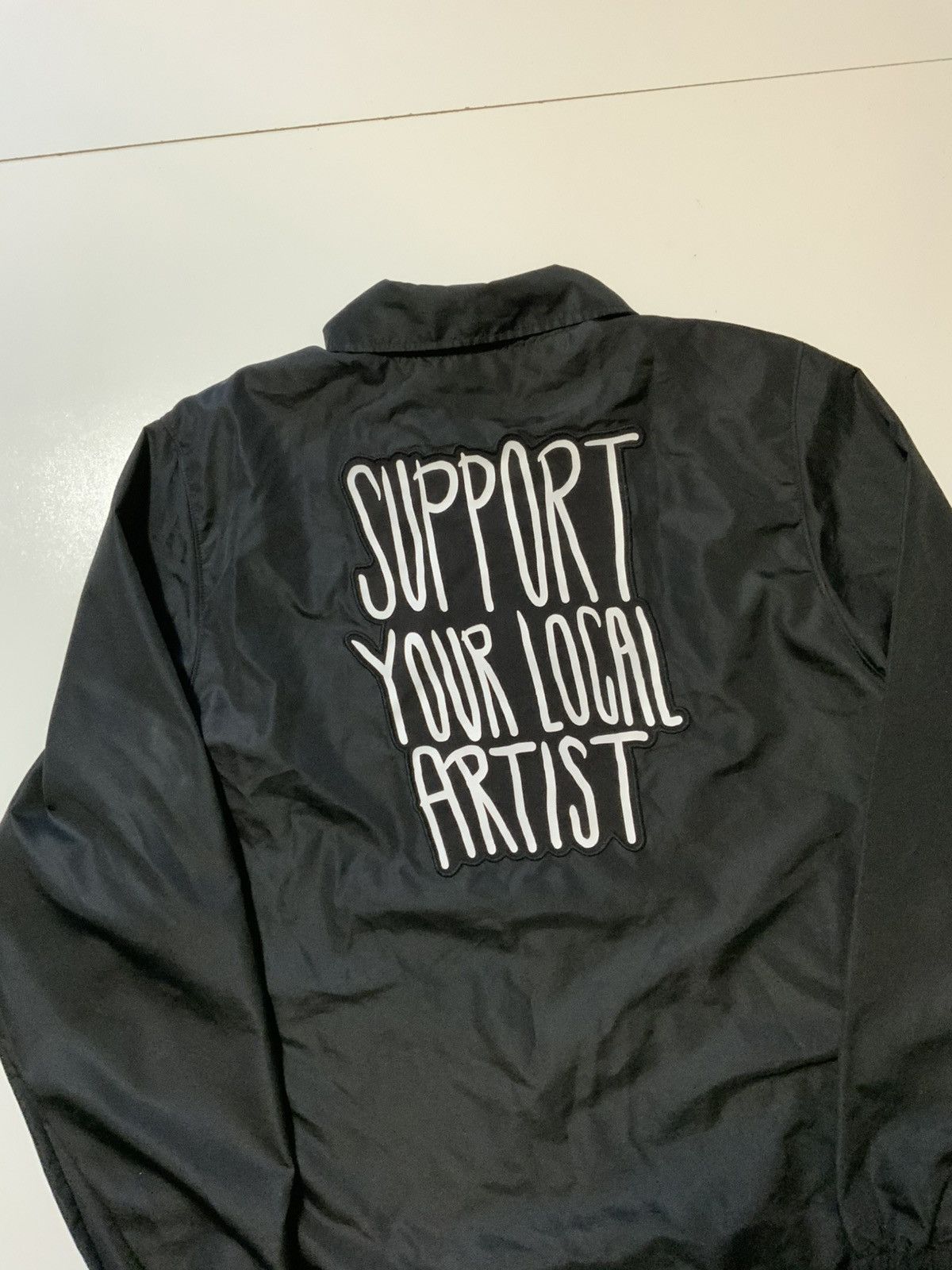 47 Brand Secret Wells Support Your Local Artist Windbreaker Jacket Size US M / EU 48-50 / 2 - 6 Thumbnail