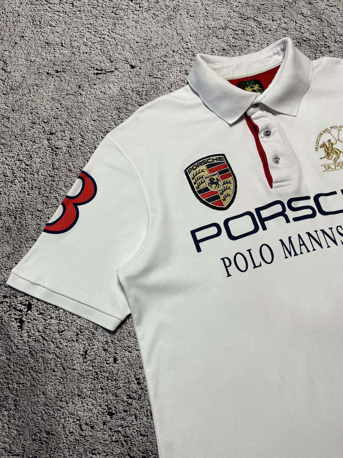 La Martina La Martina Polo Mannschaft Men’s Short Sleeve Polo Shirt Size US XXL / EU 58 / 5 - 7 Thumbnail