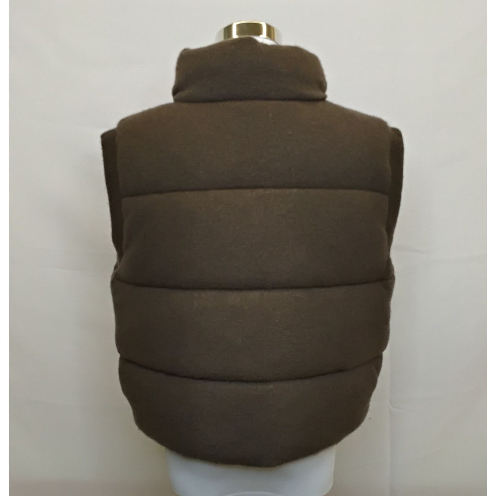 Quince Quince Mongolian Cashmere Puffer Vest Women M Brown Pilling Size M / US 6-8 / IT 42-44 - 3 Thumbnail