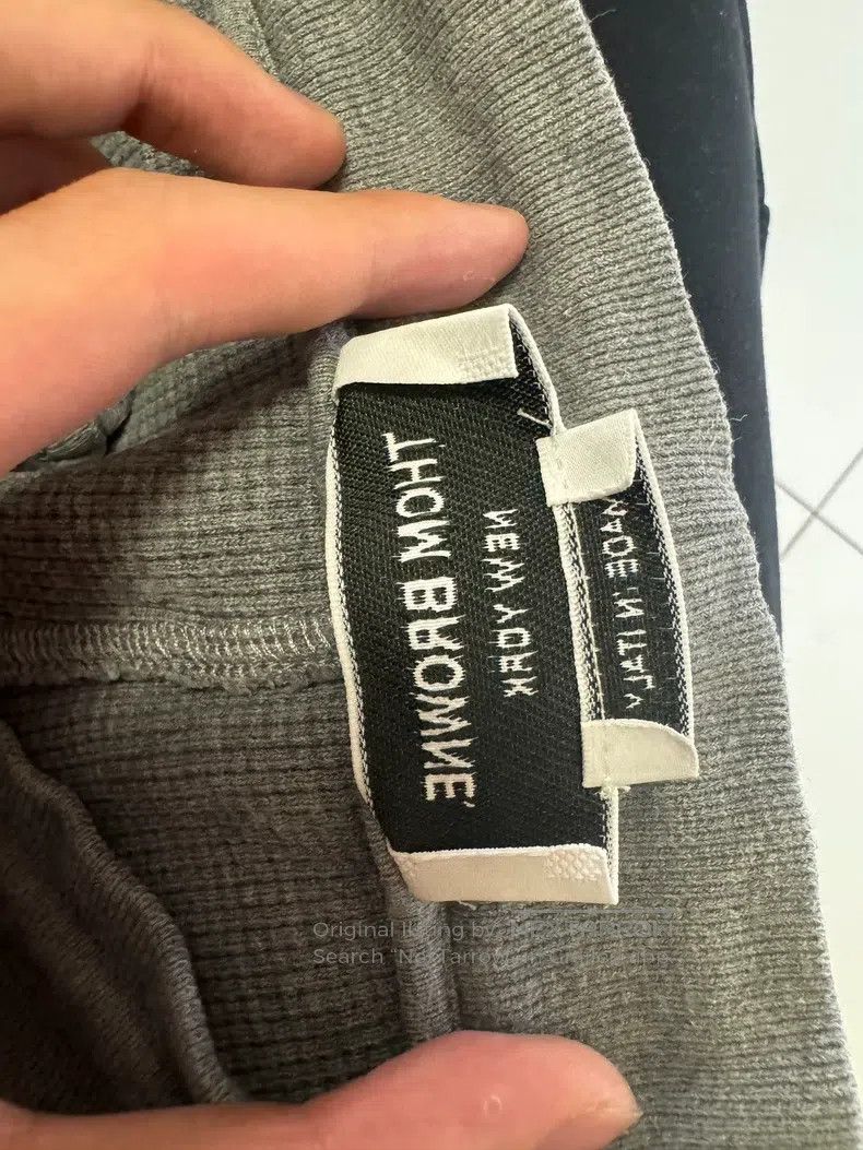 Thom Browne Thom Browne size 3 Waffle Knit Drawstring Bottom Sweatpants Size US 28 / EU 44 - 8 Thumbnail