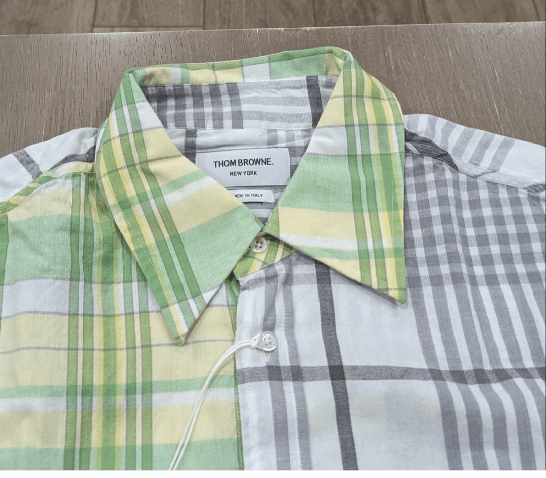 Thom Browne THOM BROWNE Contrast Stripe Sport Shirt Gray 2 - Medium Size US M / EU 48-50 / 2 - 2 Thumbnail