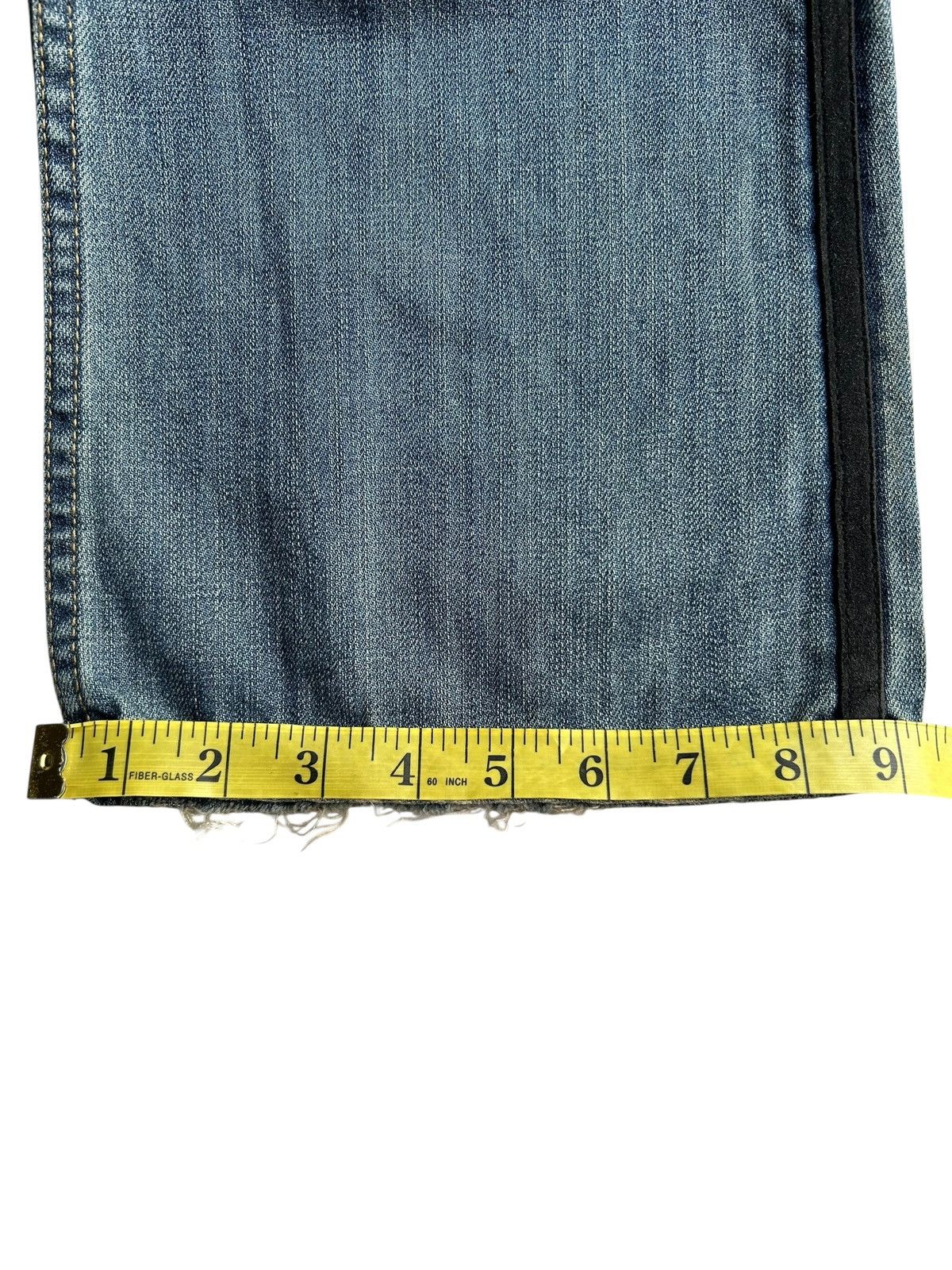 If Six Was Nine FLARE🔥 Xfrm Japanese Punk Bondage Rusty Faded Denim Jeans ☠️🎌 Size US 30 / EU 46 - 25 Thumbnail