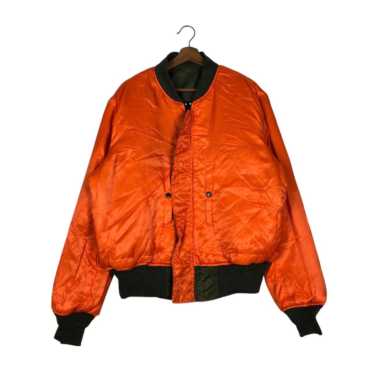 Japanese Brand 📌Vintage Bomber Jacket Reversible Knox Armory Ma-1 Design Size US M / EU 48-50 / 2 - 17 Thumbnail