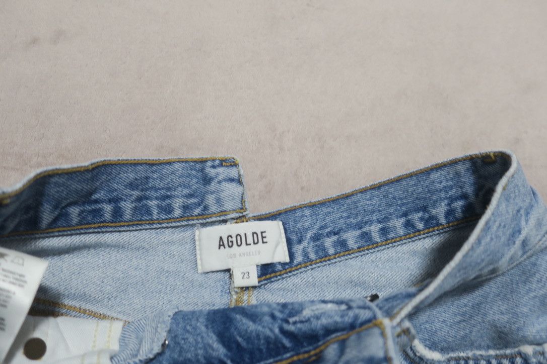 Agolde Women's Criss Cut-Off Jean Shorts Size 23 Size US 26 / EU 42 - 7 Thumbnail
